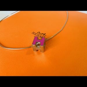 Hermes cage d’H necklace